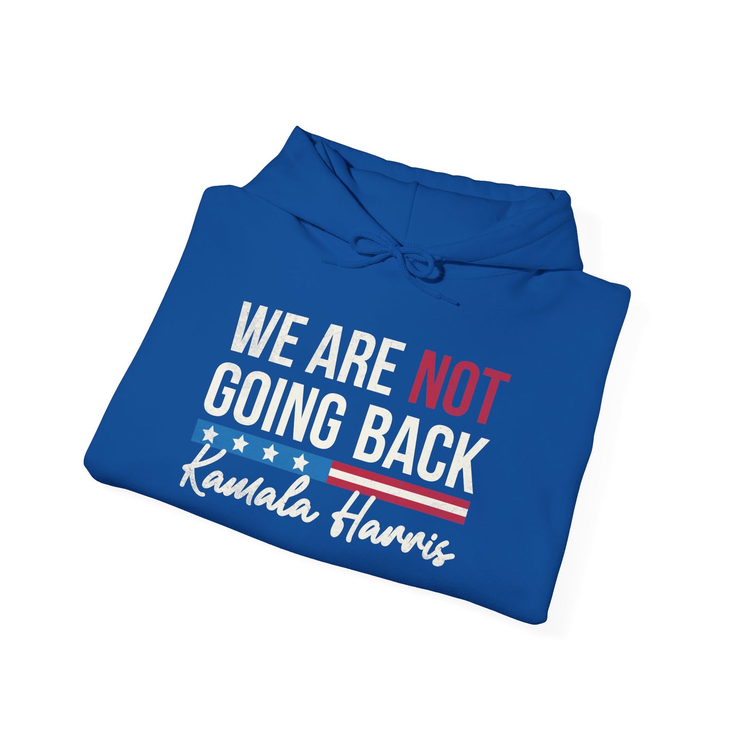 "We are not going back" 'Kamala Harris' Unisex Heavy Blend™ Hooded Sweatshirt