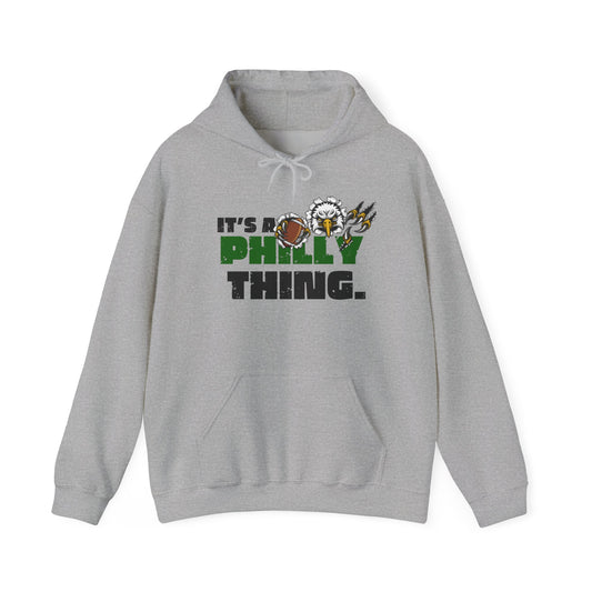 Hooded Sweatshirt - Eagles Football Inspired, It's a Philly Thing