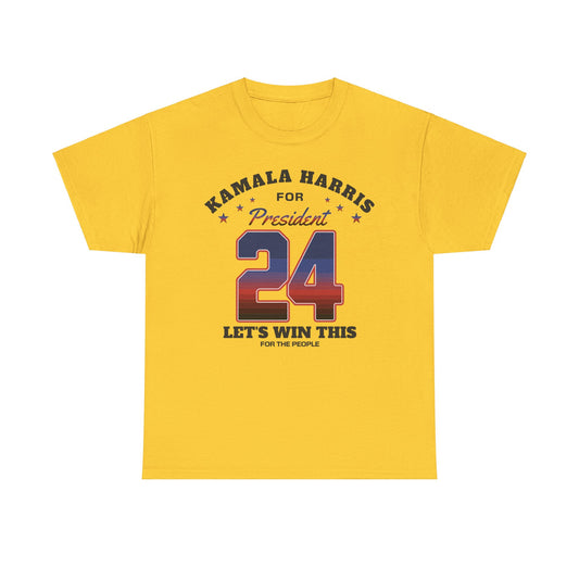 "Kamala Harris for President" Unisex Heavy Cotton Tee