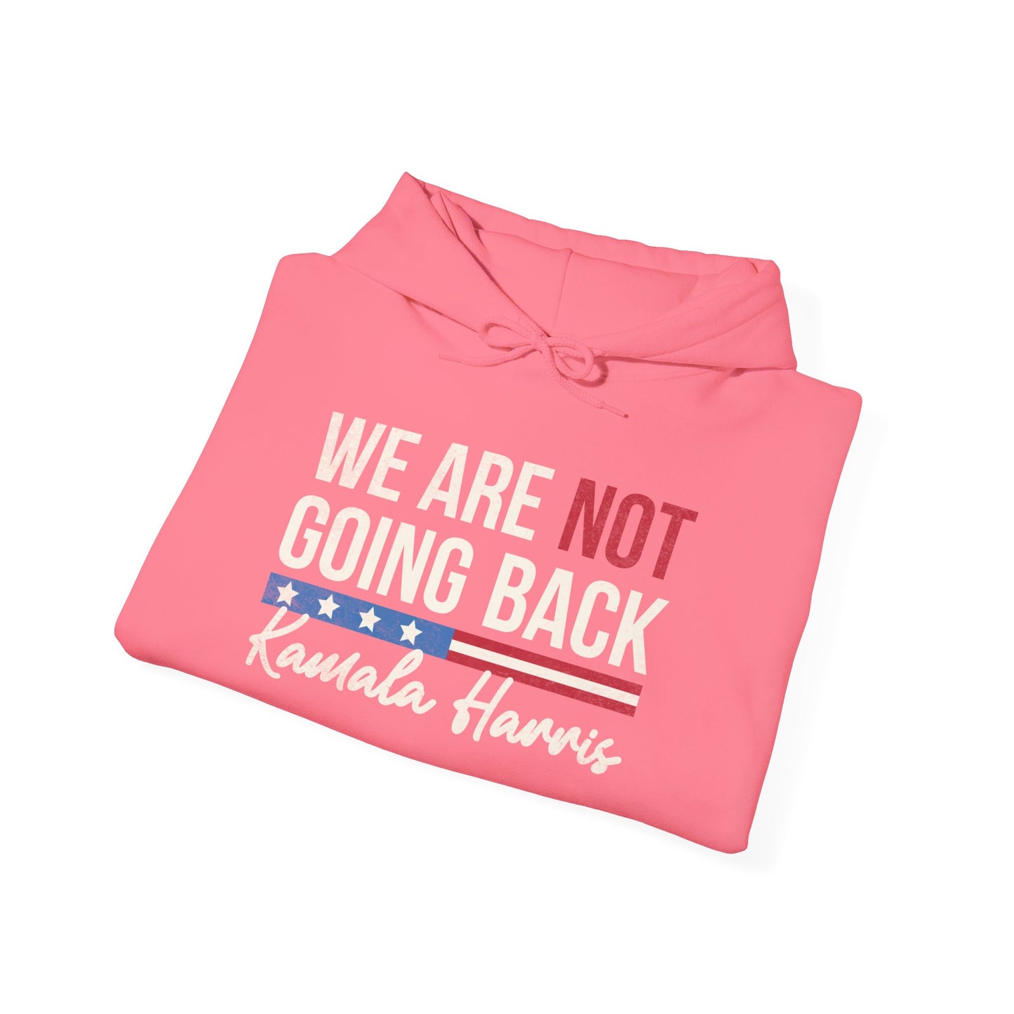 "We are not going back" 'Kamala Harris' Unisex Heavy Blend™ Hooded Sweatshirt